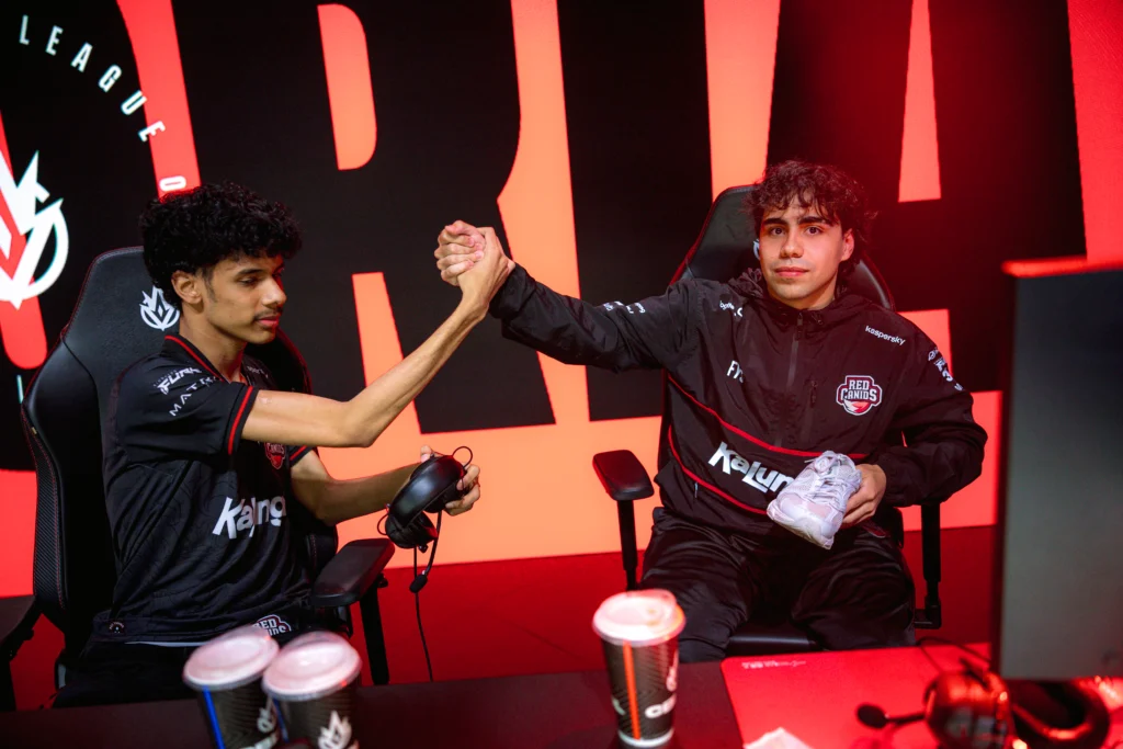 LoL: Primeiro finalista da EWC CBLOL Qualifier é definido; Veja 2 Matheus "zynts" Emanuel e Eloy "STEPZ" Rodríguez, jogadores profissionais de League of Legends (LoL) da RED Canids Kalunga no CBLOL 2026 Split 1.