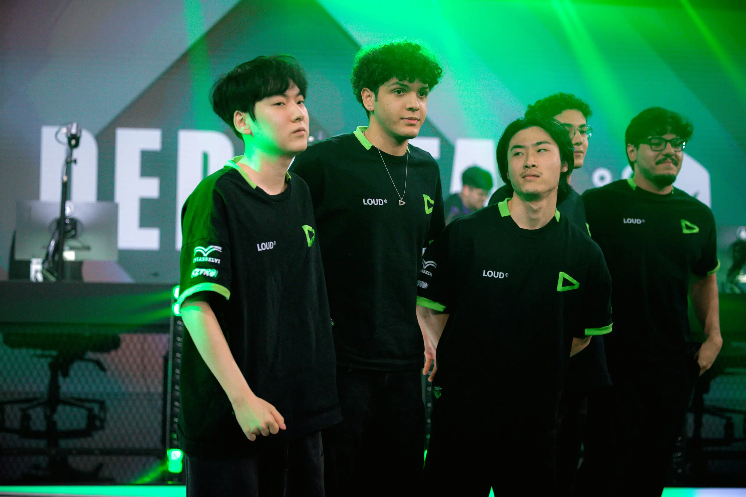 Elenco de League of Legends (LoL) da LOUD no CBLOL 2026 Split 1.