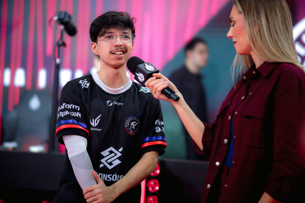 Pedro "curty" Curty, jogador profissional de League of Legends (LoL) do Fluxo W7M no CBLOL 2026 Split 1.