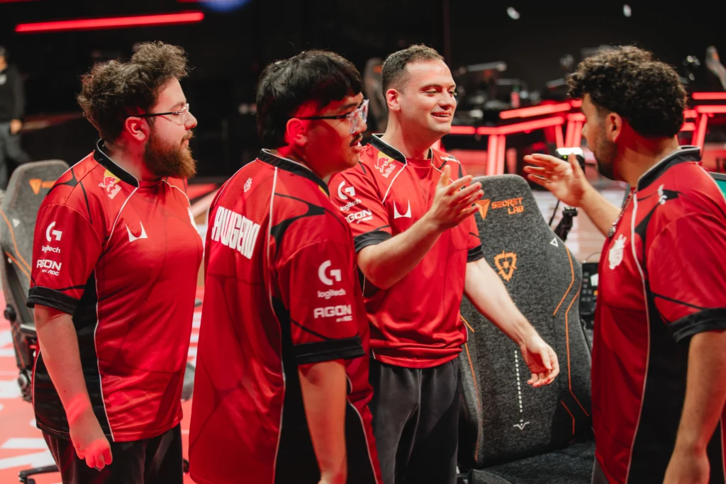 Elenco de VALORANT da G2 Esports no VCT 2026: Americas Stage 1.