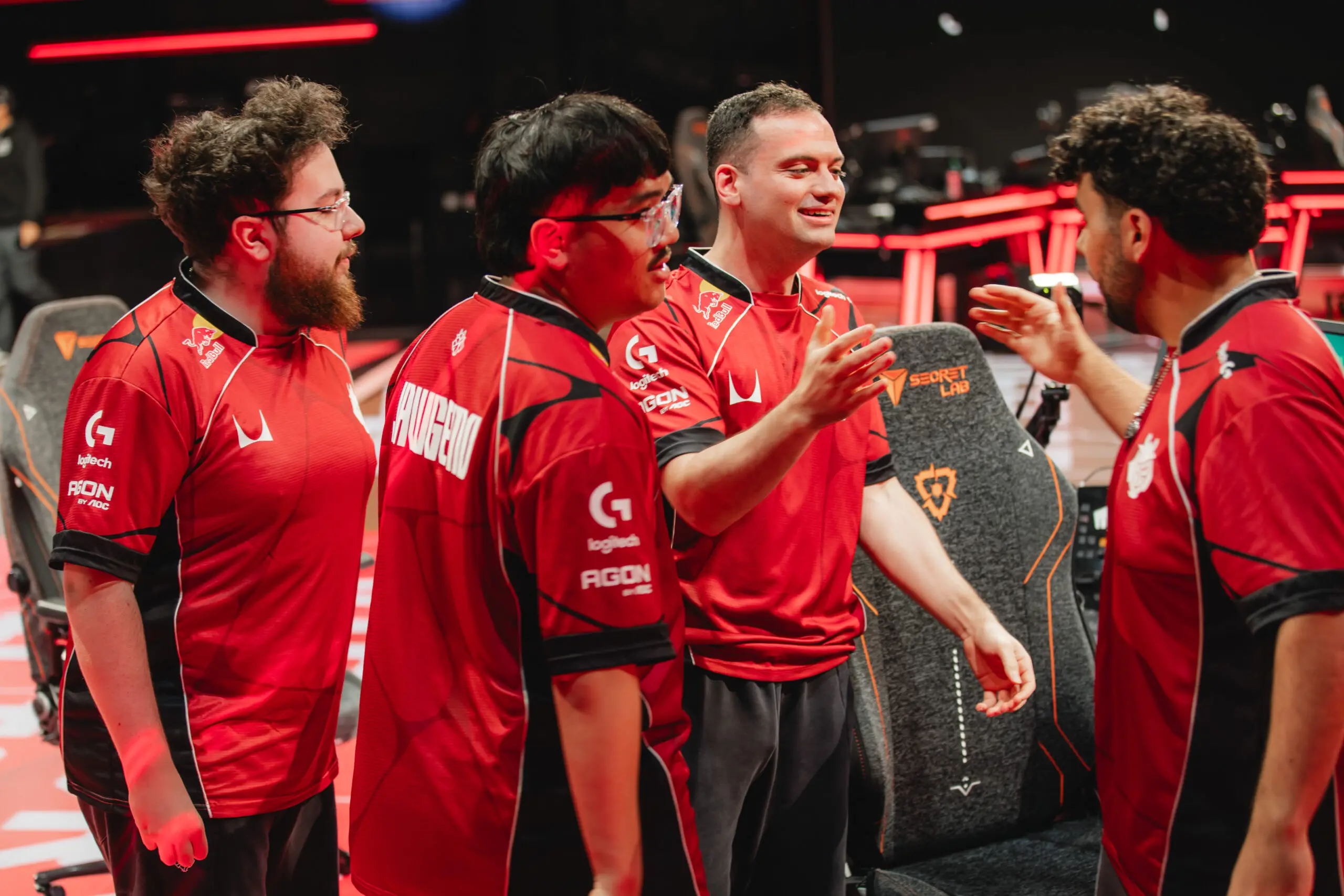 Elenco de VALORANT da G2 Esports no VCT 2026: Americas Stage 1.