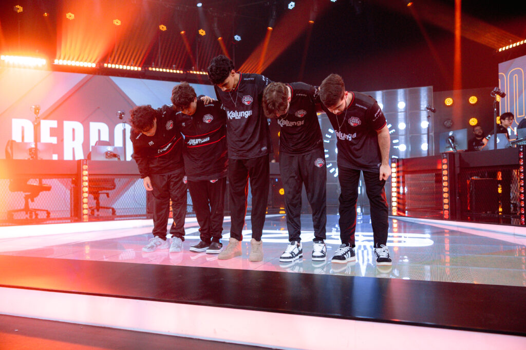 Elenco de League of Legends (LoL) da RED Canids Kalunga no CBLOL 2026 Split 1.