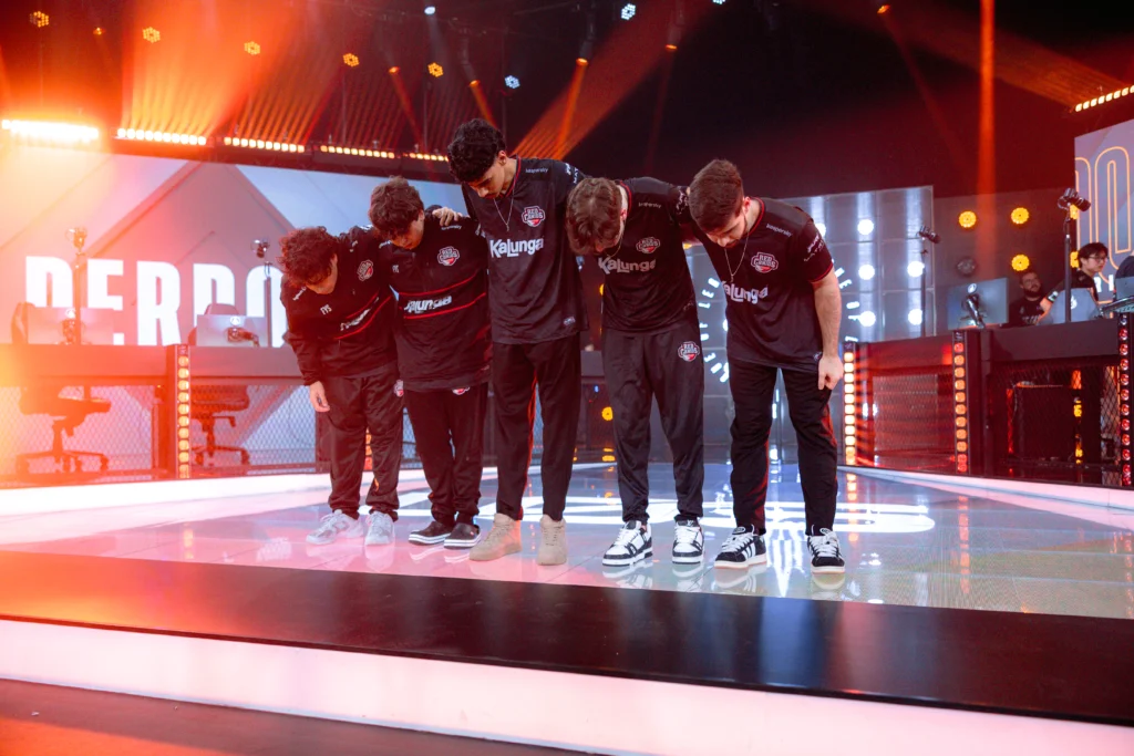 Elenco de League of Legends (LoL) da RED Canids Kalunga no CBLOL 2026 Split 1.