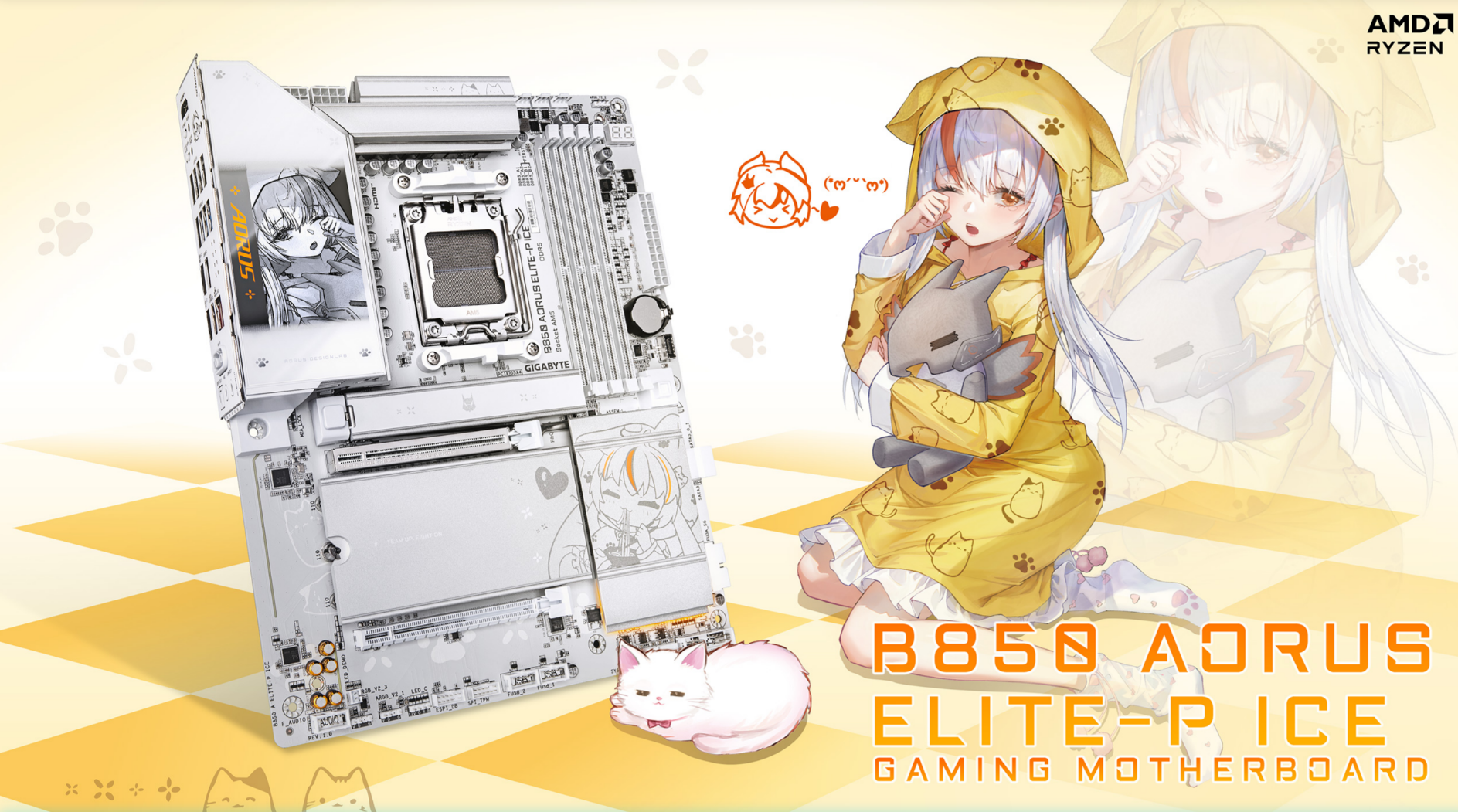 GIGABYTE lança placa mãe com design de anime Gigabyte aorus.png