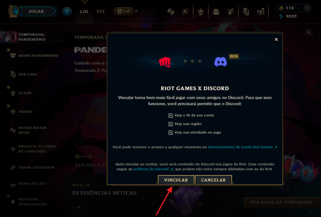Discord LoL: Como vincular as duas plataformas? 3 Cliente do League of Legends (LoL).