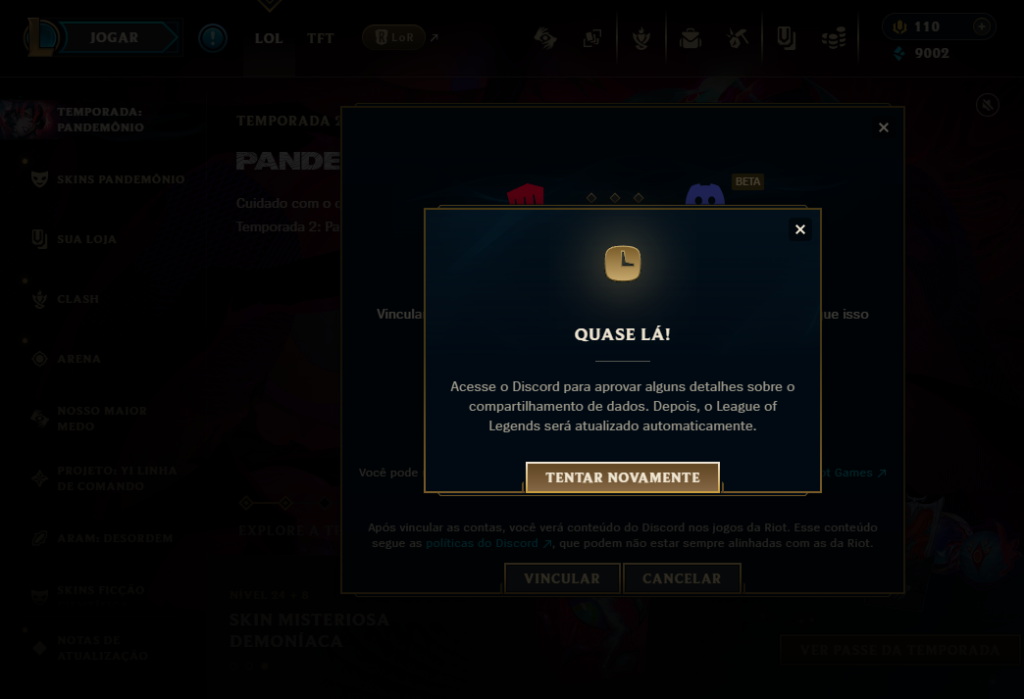 Discord LoL: Como vincular as duas plataformas? 4 League of Legends (LoL) Cliente.