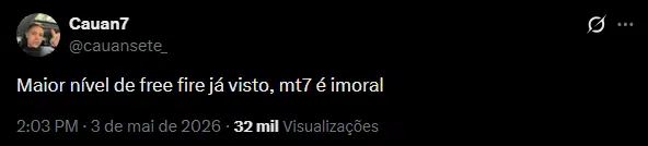 Free Fire: Fluxo MT7 é o melhor da história? 2 Free Fire: Fluxo MT7 é o melhor da história? Screenshot 198.png