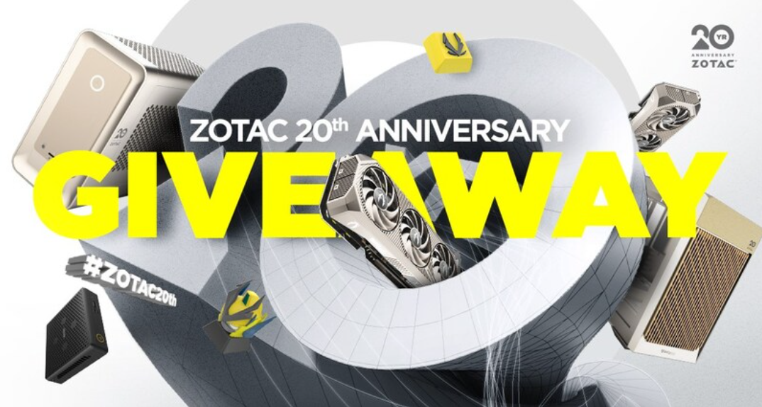 ZOTAC revela modelo de nova GPU com Resfriamento Líquido em Edição de 20º Aniversário 2 ZOTAC revela modelo de nova GPU com Resfriamento Líquido em Edição de 20º Aniversário Zotac aniversario 1.png