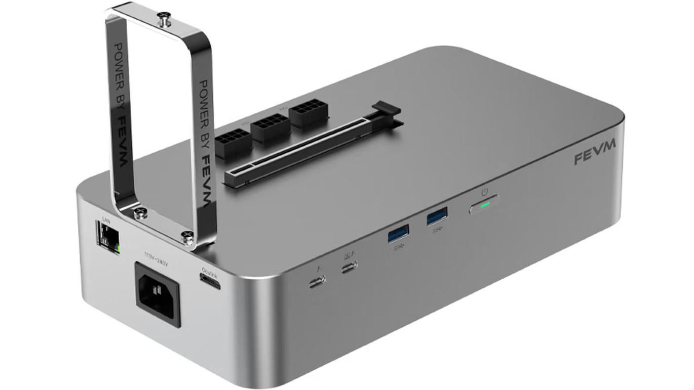 FEVM lança doca eGPU com Thunderbolt 5 2 FEVM lança doca eGPU com Thunderbolt 5 fevm vc.png