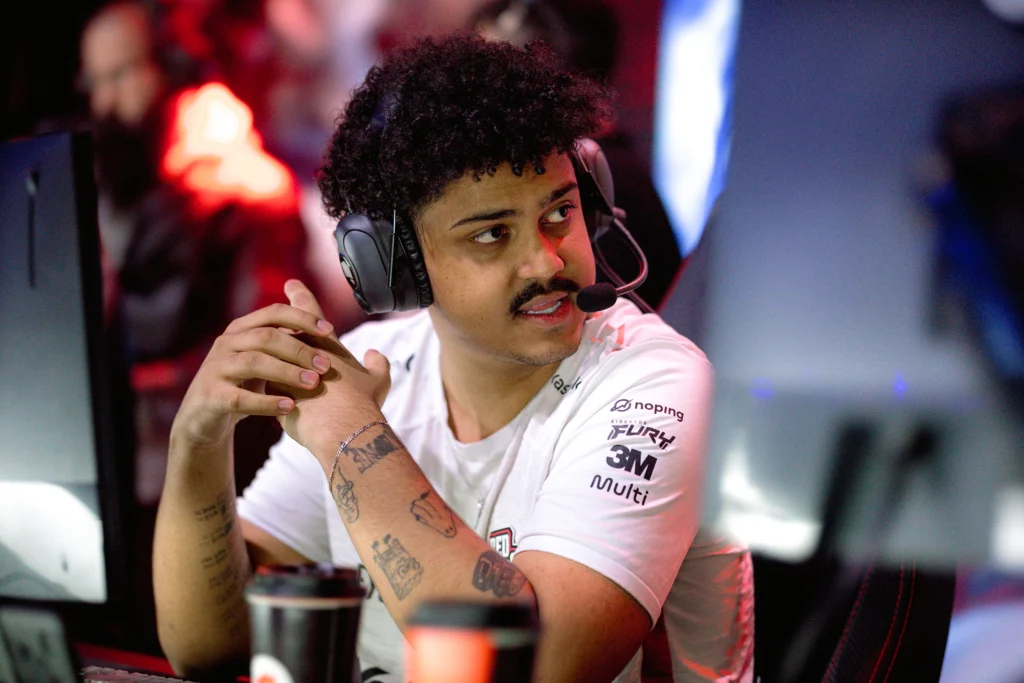 Guilherme "Rabelo" Muniz vestindo a camisa da RED Canids Kalunga na Copa CBLOL 2026, torneio de League of Legends (LoL).