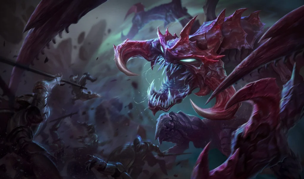 Wild Rift: Dois novos campeões chegam ao título em julho; Confira 2 Campeão Cho'Gath do League of Legends (LoL).