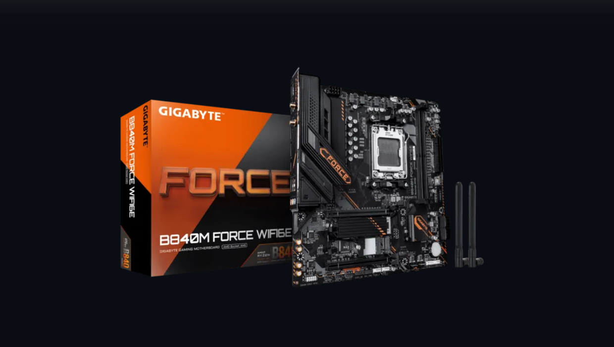 Gigabyte lança nova placa-mãe custo benefício 2 Gigabyte lança nova placa-mãe custo benefício Gigabyte B840M 2.png