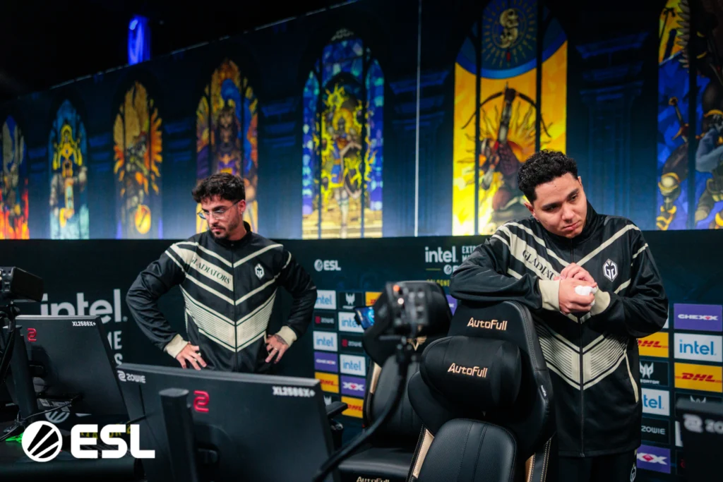 CS2: Time brasileiro que disputou o Major anuncia mudanças; Veja 2 Jogadores profissionais de Counter-Strike 2 (CS2) da Gaimin Gladiators no IEM Cologne Major 2026.