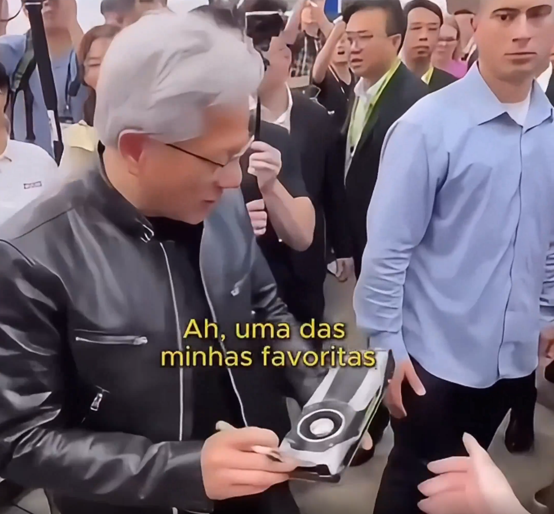 Computex 2026: CEO da NVIDIA autografa placa de vídeo icônica da empresa Jensen huang NVIDIA.png
