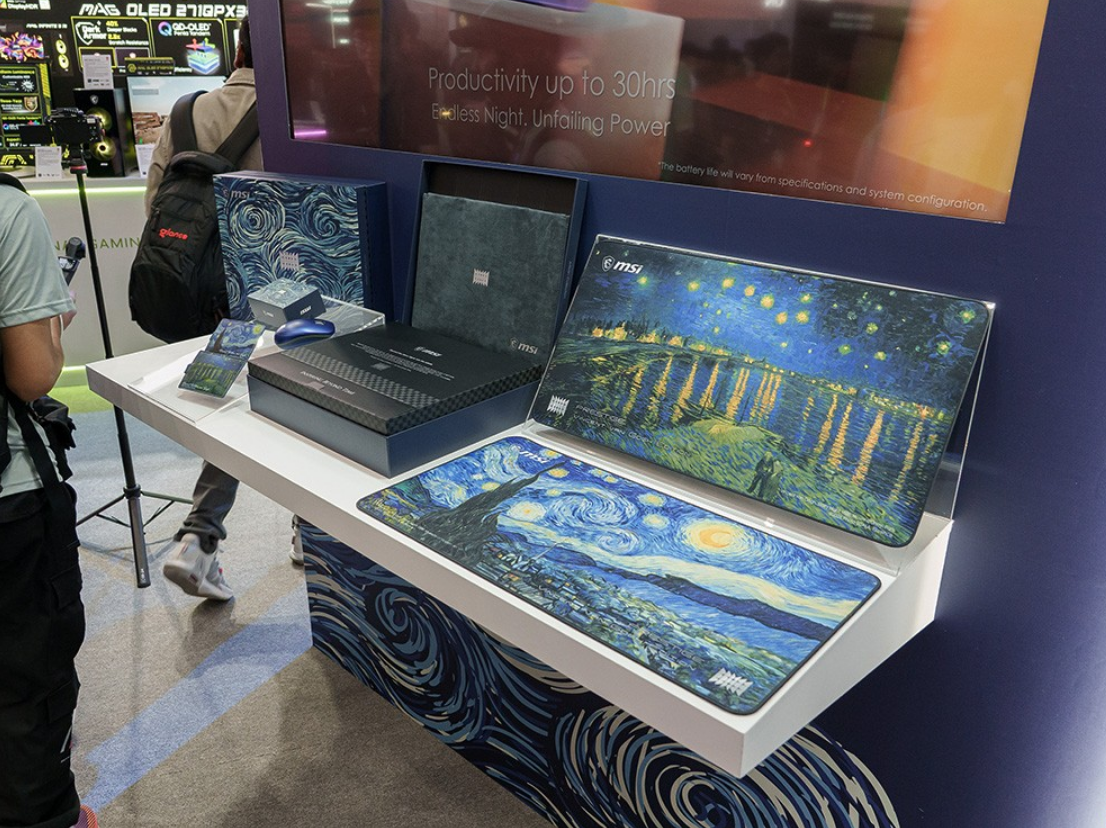 Computex 2026: MSI lança notebook baseado em obra de Van Gogh 2 Computex 2026: MSI lança notebook baseado em obra de Van Gogh MSI GDM.png