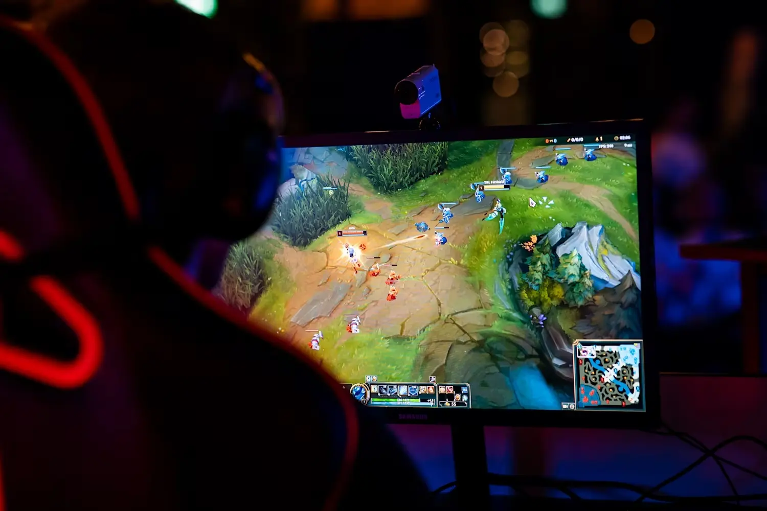 Processador permitindo um bom desempenho para jogador de League Of Legends continuar sua partida.