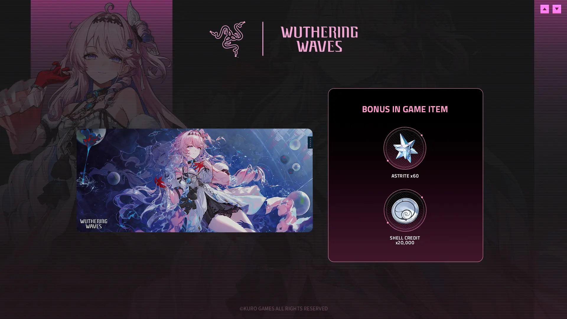 Razer e Kuro Games Apresentam Coleção Exclusiva de Wuthering Waves 2 Razer e Kuro Games Apresentam Coleção Exclusiva de Wuthering Waves 5. Mouse mat GigantusV2 XXL.jpg