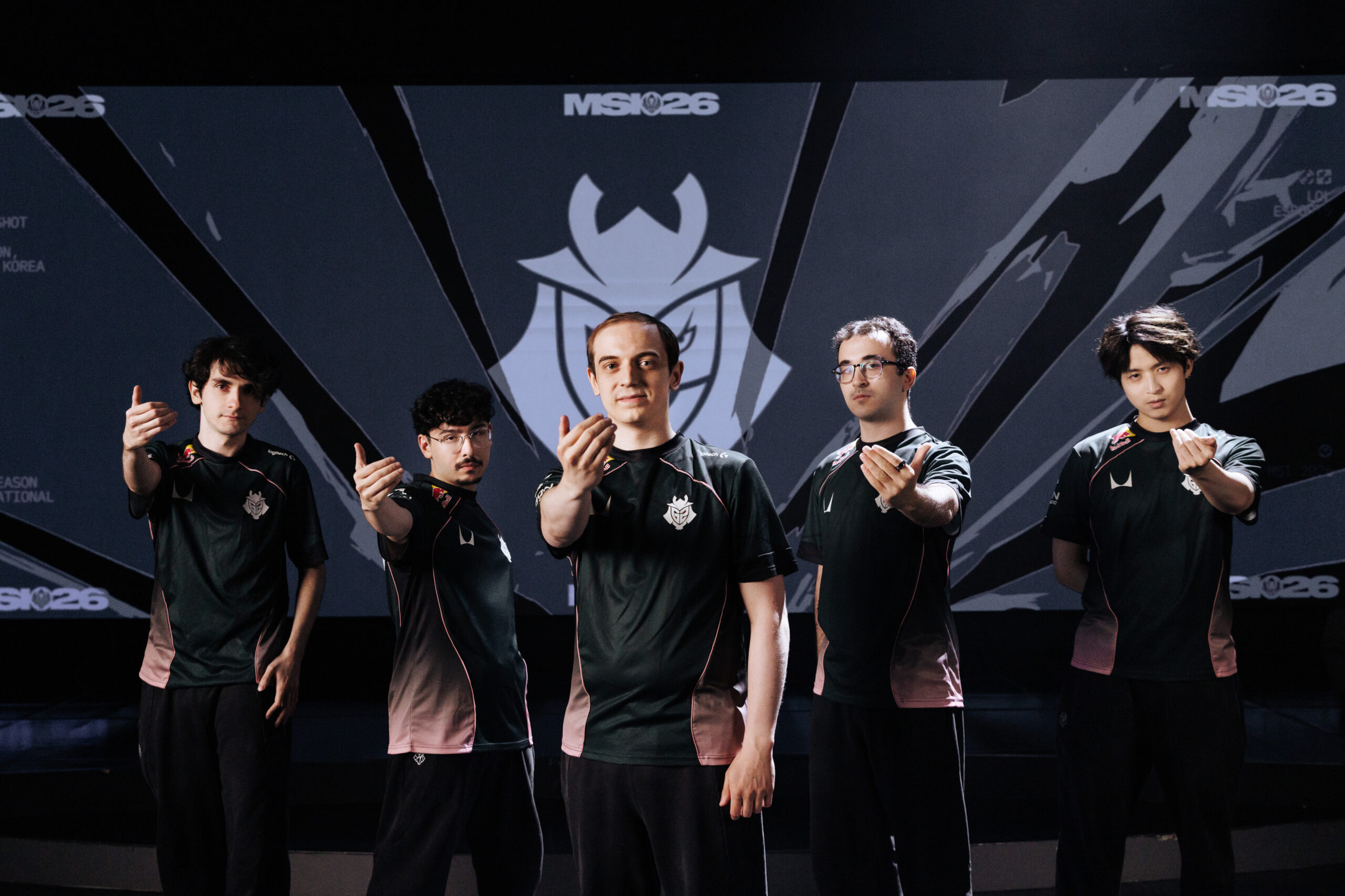 Elenco de League of Legends (LoL) da G2 Esports para o MSI 2026.