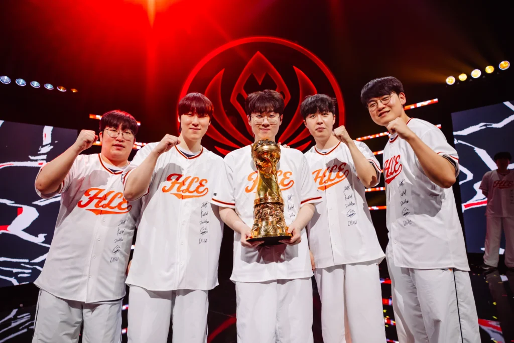 Elenco de League of Legends (LoL) da Hanwha Life Esports no MSI 2026.