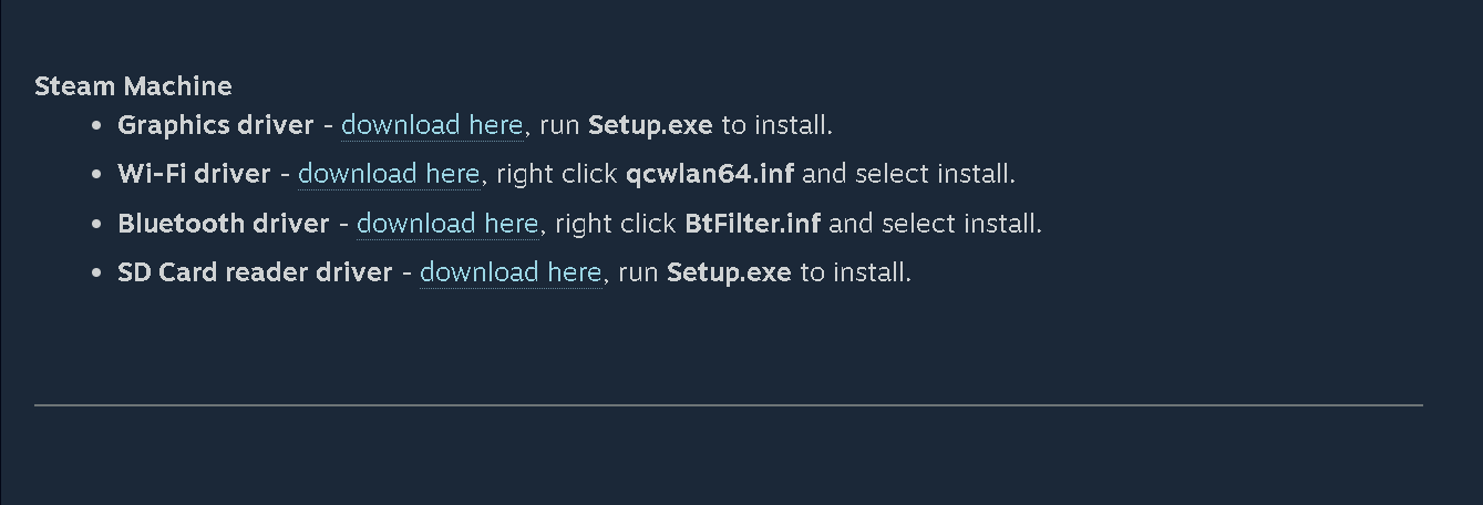 Valve disponibiliza drivers oficiais do Windows para seu ecossistema de hardware 2 Valve disponibiliza drivers oficiais do Windows para seu ecossistema de hardware Steam machine.png
