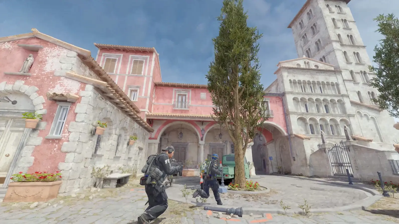Mapa de combate de Counter-Strike 2 durante partida.
